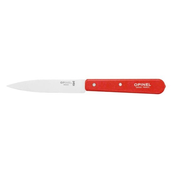 Opinel Нож за рязане N°112 неръждаема стомана 10 см "Les Essentiels" черв
