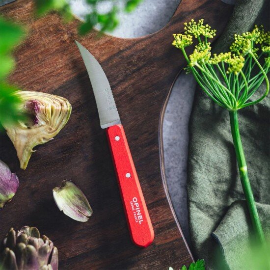 Opinel Нож за рязане N°114 неръждаема стомана 7 см "Les Essentiels" черве