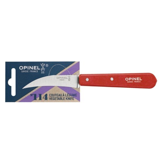 Opinel Нож за рязане N°114 неръждаема стомана 7 см "Les Essentiels" черве