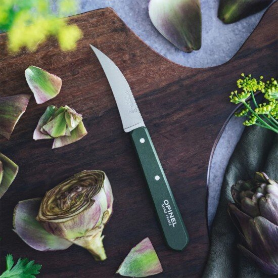 Opinel Нож за рязане N°114 неръждаема стомана 7 см "Les Essentiels" зелен
