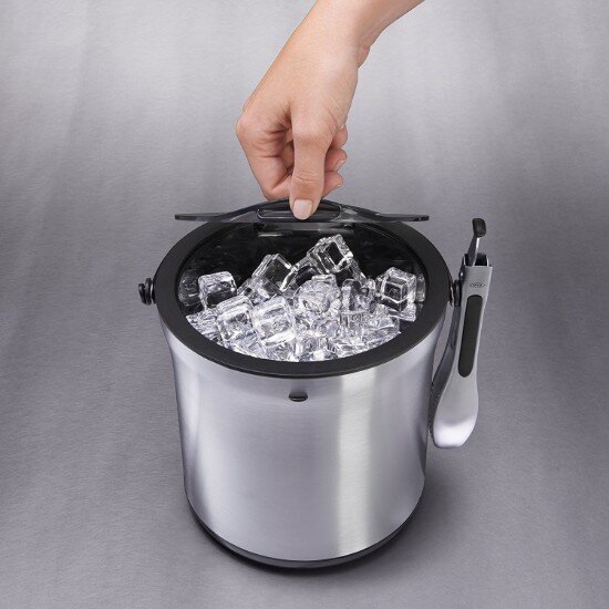 OXO Комплект кофа за лед и щипки неръждаема стомана "SteeL" -