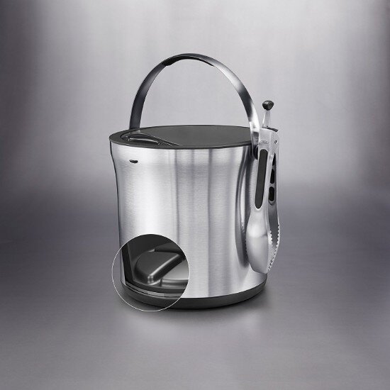 OXO Комплект кофа за лед и щипки неръждаема стомана "SteeL" -