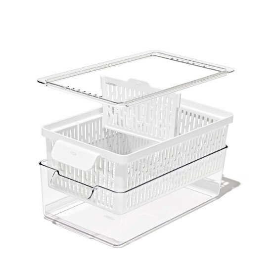 OXO Кош за съхранение на зеленчуци пластмаса 351 x 189 x 118 см "Pro