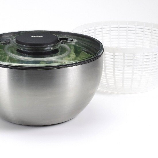 OXO Центрофуга за салата неръждаема стомана 26см/5L - ​​