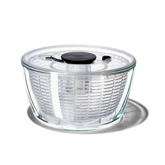 OXO Центрофуга за салата стъклена купа 4.1 L / 27 cm -