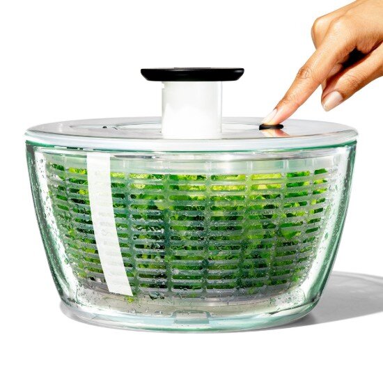 OXO Центрофуга за салата стъклена купа 4.1 L / 27 cm -