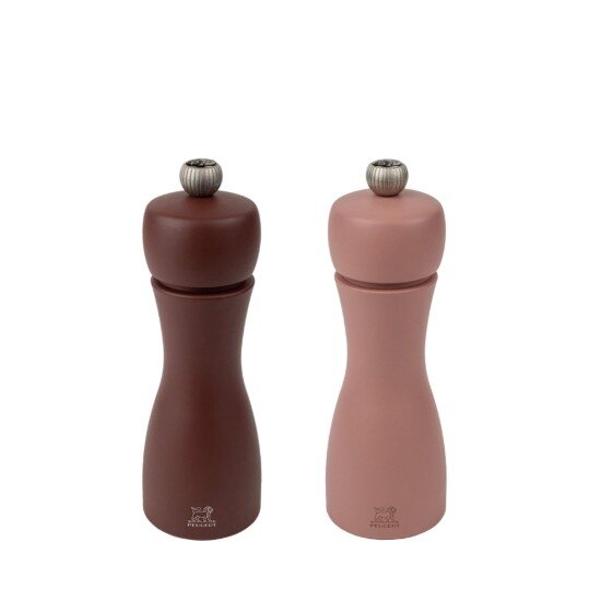 Peugeot Комплект 2 мелнички за сол и пипер 15 см "Tahiti Earth" Cacao&Nuts