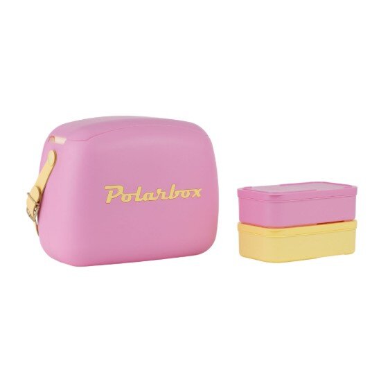 Polarbox Хладилна кутия 6 л "Pop" Bubblegum Pink - Yellow -