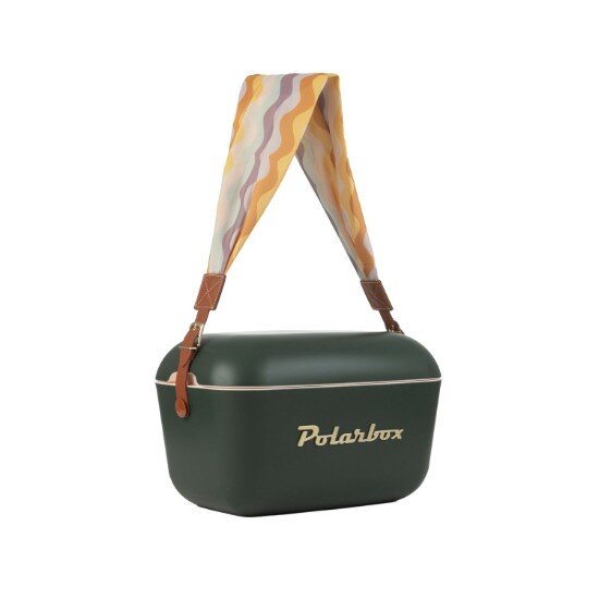 Polarbox Каишка за охладителната кутия памук Waves Brown -