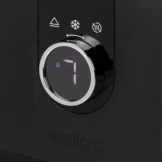 Princess Тостер 2-слотов 920W Black "Moments" -