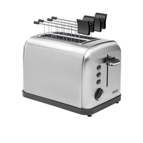 Princess Тостер с 2 гнезда 950W "Steel Style 2" -