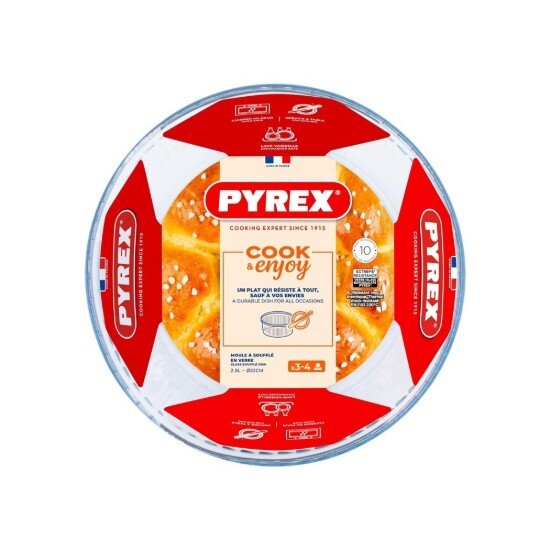 pyrex Форма за суфле термоустойчиво стъкло 22 см/25 л -