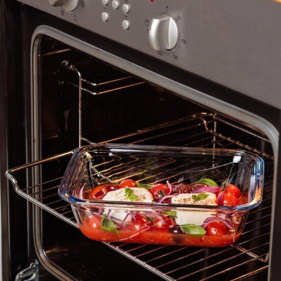 pyrex Комплект от 2 правоъгълни контейнера за храна с херметически капак т