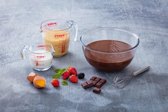 pyrex Купа изработена от термоустойчиво стъкло 24 см/3 л -