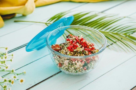 pyrex Купа с капак изработена от термоустойчиво стъкло 15 см / 700 мл - PY