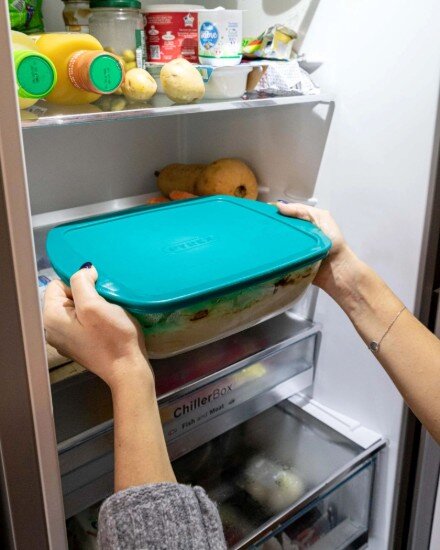 pyrex Квадратен контейнер за храна с капак термоустойчиво стъкло 25x22 см
