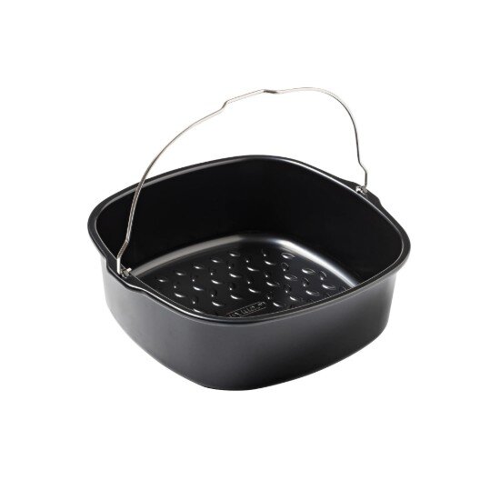 pyrex Квадратен съд за фритюрник с горещ въздух стомана 21 x 20 см -