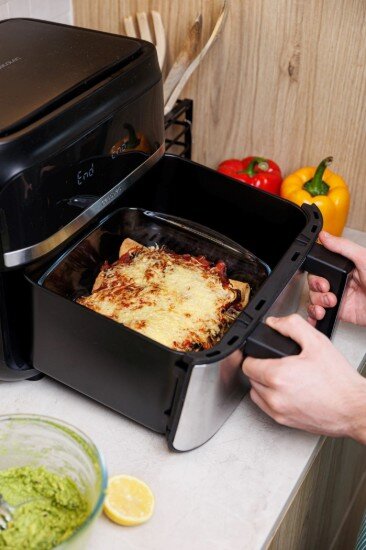 pyrex Квадратна чиния за 7-литров фритюрник с горещ въздух термоустойчиво с