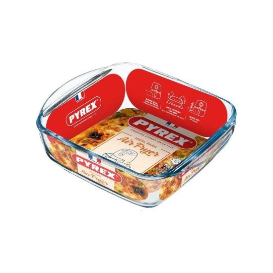 pyrex Квадратна чиния за 7-литров фритюрник с горещ въздух термоустойчиво с