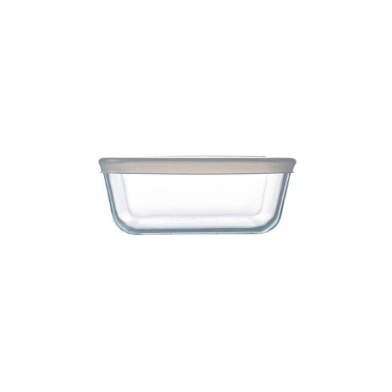 pyrex Квадратна кутия за храна изработена от термоустойчиво стъкло 2 л с