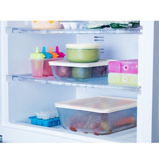 pyrex Квадратна кутия за храна изработена от термоустойчиво стъкло 2 л с