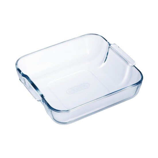 pyrex Квадратна термоустойчива стъклена чиния 25x21см/2л -