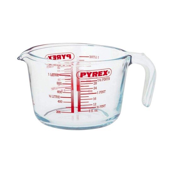 pyrex Мерителна чаша изработена от боросиликатно стъкло 1000 мл -