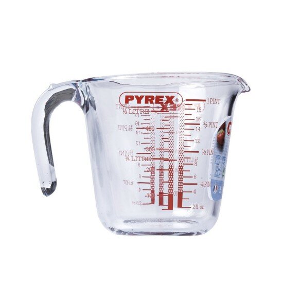 pyrex Мерителна чаша изработена от термоустойчиво стъкло 500 мл -