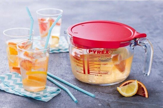 pyrex Мерителна чаша с капак термоустойчиво стъкло 1000 мл -