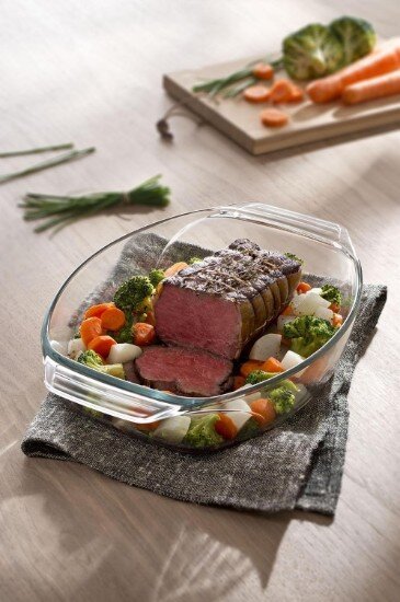 pyrex Овална чиния термоустойчиво стъкло 38 x 27 см / 4 л -
