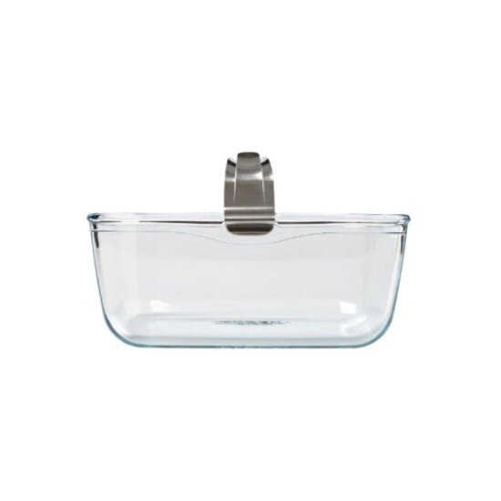 pyrex Съд за фритюрник с горещ въздух с подвижна дръжка термоустойчиво стъ