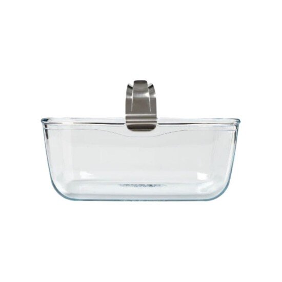 pyrex Съд за фритюрник с горещ въздух с подвижна дръжка термоустойчиво стъ