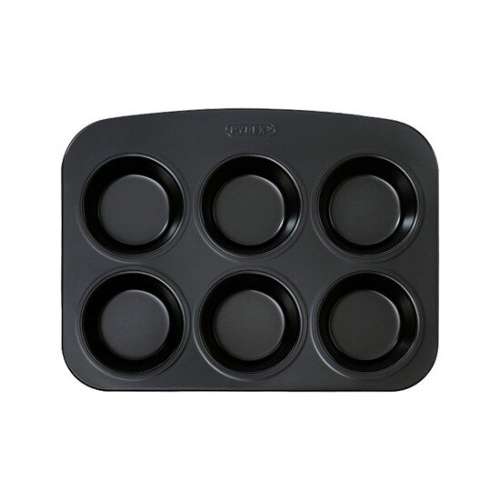 pyrex Тава за мъфини с 6 отделения метална GLIDE -