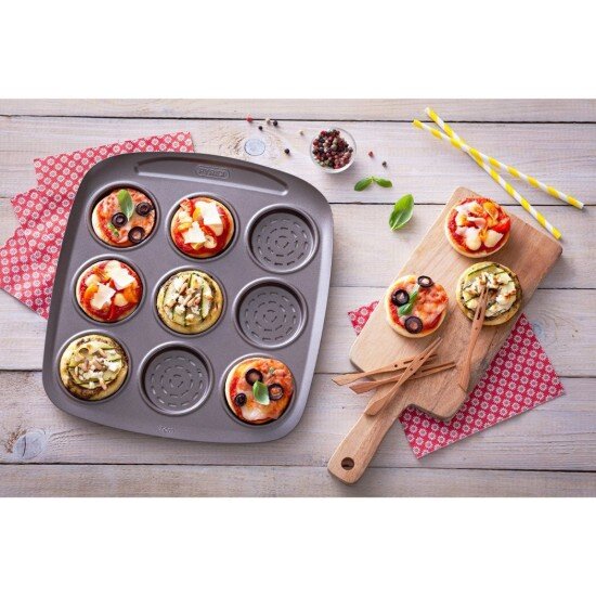 pyrex Тава за мини пица въглеродна стомана 30 x 28 см -