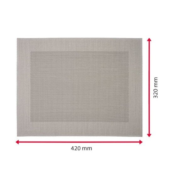 Saleen Подложка за маса 42 x 32 cm "Home" Light Taupe -