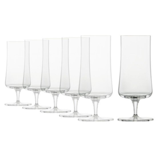 Schott Zwiesel Комплект чаши за бира от 6 части кристално стъкло 405 мл "Basic Bar