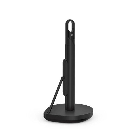SimpleHuman Държач за ролка хартиени кърпи със спрей помпа 381 см черен - simpl