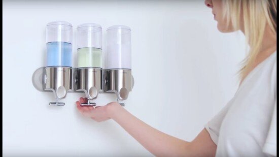 SimpleHuman Комплект от 3 броя дозатори за течен сапун - марка "".
