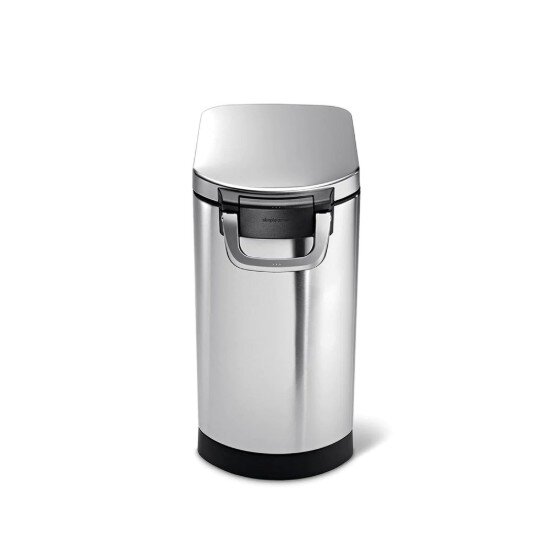 SimpleHuman Кош за храна за домашни любимци неръждаема стомана 30 L - simplehuma