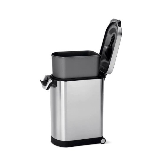 SimpleHuman Кош за храна за домашни любимци неръждаема стомана 30 L - simplehuma
