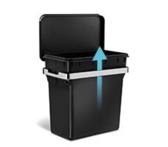 SimpleHuman Кошче за боклук 10 L пластмасово -