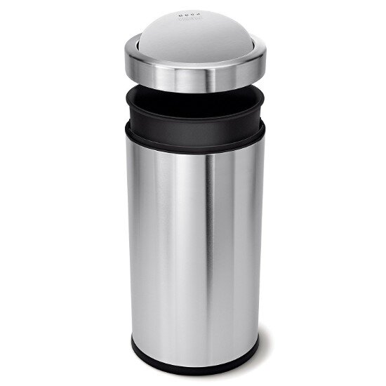 SimpleHuman Кошче за боклук 55 L неръждаема стомана - марка "".