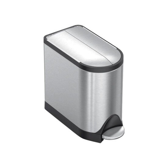 SimpleHuman Кошче за боклук с педал 10 L неръждаема стомана -