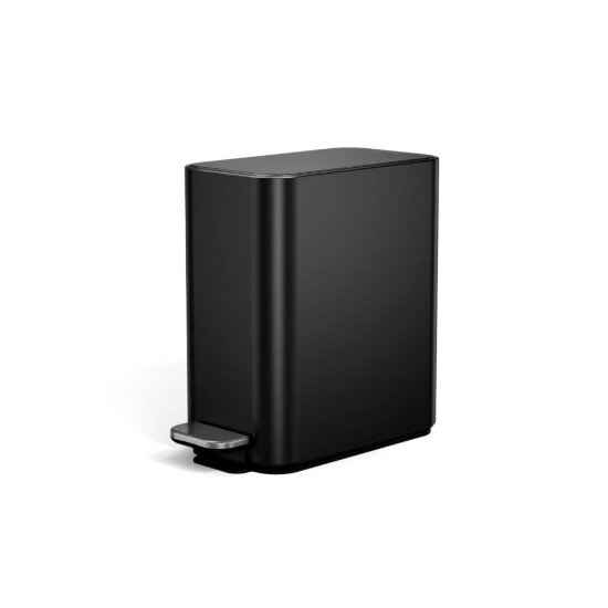 SimpleHuman Кошче за боклук с педал 5 л неръждаема стомана Matte Black - simple