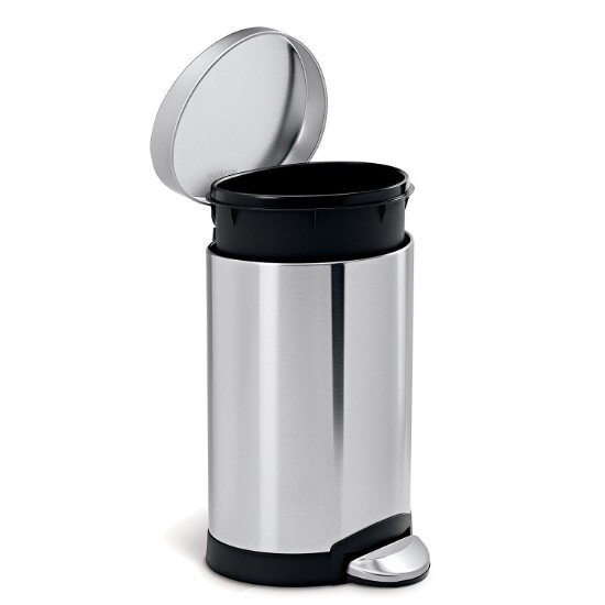 SimpleHuman Кошче за боклук с педал 6 L неръждаема стомана -