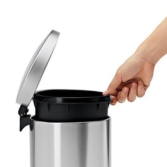 SimpleHuman Кошче за боклук с педал 6 L неръждаема стомана -