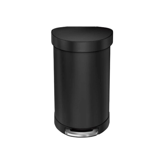 SimpleHuman Кошче за боклук с педал полукръгло 45 л неръждаема стомана Matte B