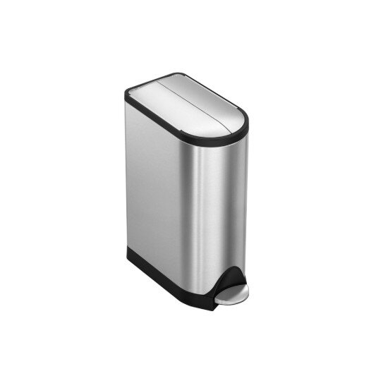 SimpleHuman Кошче за боклук с педали 18 л Stainless Steel -