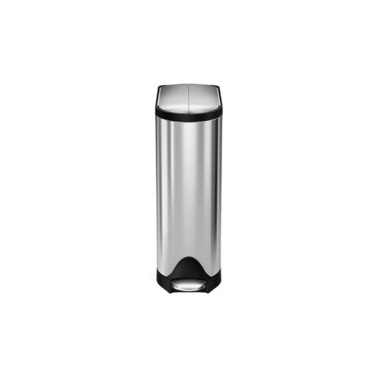 SimpleHuman Кошче за боклук с педали 18 л Stainless Steel -