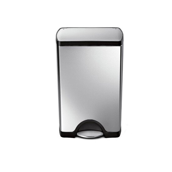 SimpleHuman Кошче за боклук с педали 38 L неръждаема стомана -